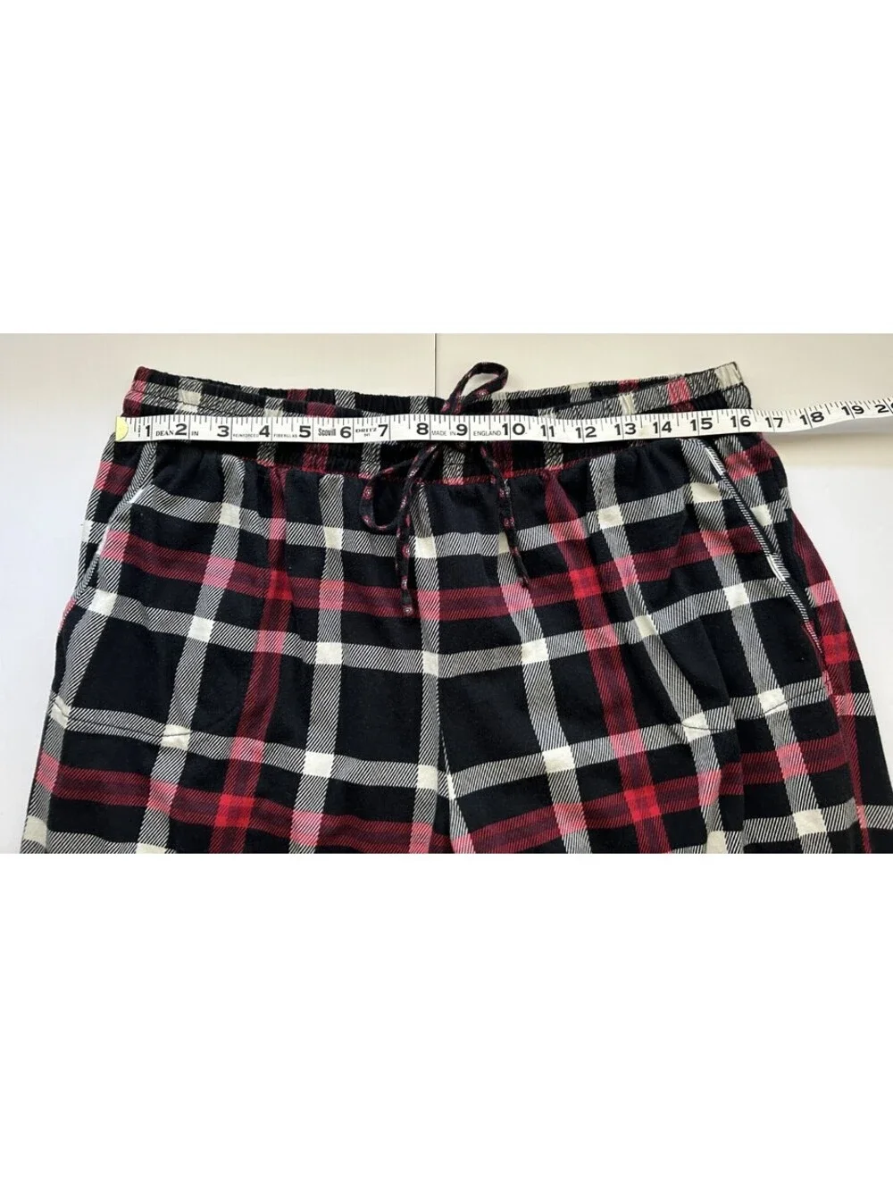 Vera Bradley Pajamas Women XL Black Plaid Button Down Sleepwear Set Loungewear